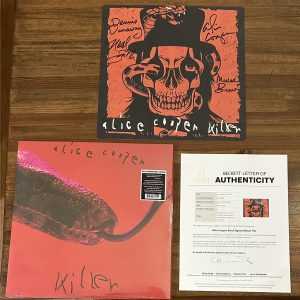 Alice Cooper Killer Deluxe Vinyl SIGNED FULL BAND AUTOGRAPHED BAS Beckett COA