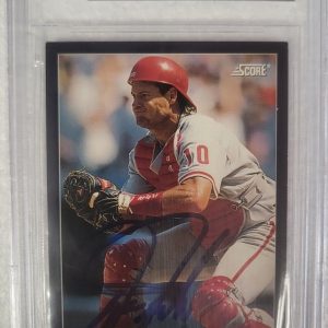 1994 SCORE DARREN DAULTON PHILLIES SIGNED AUTOGRAPHED #34 CARD BECKETT AUTH