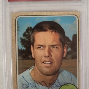 1968 TOPPS JOE MOELLER HOUSTON ASTROS SIGNED AUTOGRAPHED #359 CARD PSA