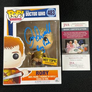Arthur Darvill Signed Doctor Who Rory Pond Hot Topic Funko Pop Figure JSA COA
