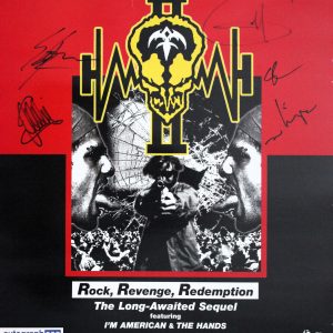 Queensryche Operation Mindcrime 2 signed Poster ACOA Full band