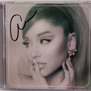 ARIANA GRANDE Signed Autograph "Positions" CD Cover JSA COA
