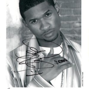 Usher Raymond Signed Autograph 8x10 Photo - Vintage Full Signature w/ JSA COA