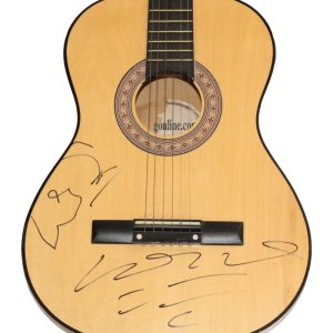 Alex Ebert Signed Autograph Acoustic Guitar Edward Sharpe the Magnetic Zeros PSA