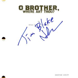 Tim Blake Nelson Signed Autograph O Brother, Where Art Thou? Full Movie Script