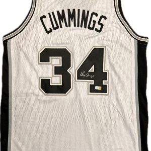 Terry Cummings Signed Jersey Tristar Authenticated San Antonio Spurs Autographed