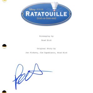 Patton Oswalt Signed Autograph Ratatouille Full Movie Script Screenplay JSA COA
