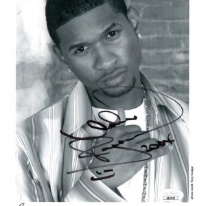 Usher Raymond Signed Autograph 8x10 Photo - Beautiful Vintage Signature JSA COA