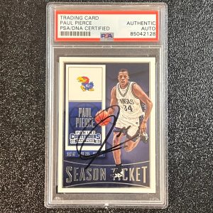 2015 Panini Contenders Draft Picks Basketball #80 Paul Pierce Signed Card AUTO P