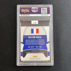 2020-21 Panini Prizm Global Prospects #96 Killian Hayes Signed Card AUTO PSA Sla