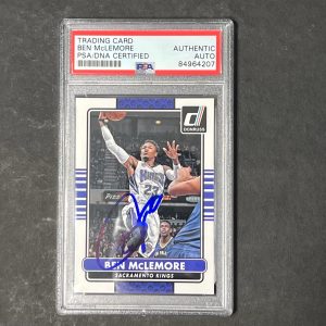 2014-15 Panini Donruss #125 Ben McLemore Signed Card AUTO PSA Slabbed Kings