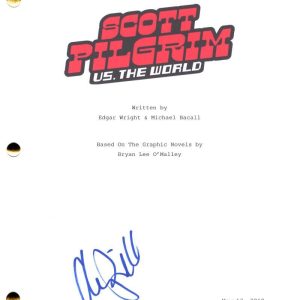 Allison Pill Signed Autograph Scott Pilgrim vs The World Movie Script Screenplay