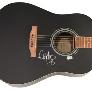 BILLY STRINGS SIGNED AUTOGRAPH GIBSON EPIPHONE ACOUSTIC GUITAR - RARE! BAS COA