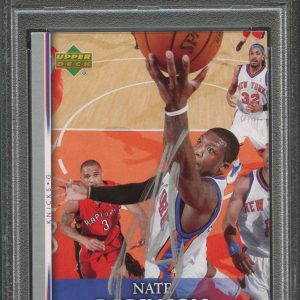 2007-08 Upper Deck First Edition #101 Nate Robinson Signed Card AUTO PSA Slabbed