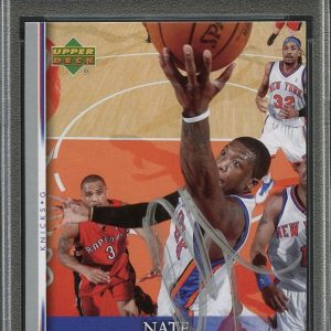 2007-08 Upper Deck First Edition #101 Nate Robinson Signed Card AUTO PSA Slabbed