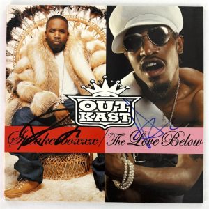 Andre 3000 & Big Boi Outkast Signed Autograph Album Vinyl Record LP w/ JSA COA