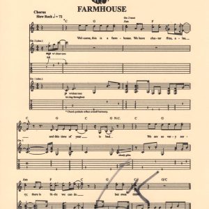 Trey Anastasio Phish Signed Autograph Farmhouse Sheet Music Booklet JSA COA