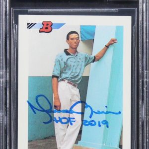 Yankees Mariano Rivera "HOF 2019" Signed 1992 Bowman #302 RC Auto 10 BAS Slabbed