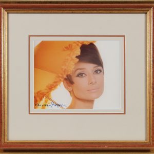 Audrey Hepburn Breakfast At Tiffany's Signed 8x10 Framed Photo BAS #AD64006
