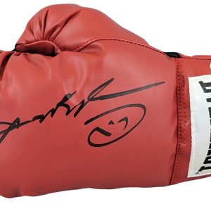 Sugar Ray Leonard Signed Red Left Hand Everlast Boxing Glove BAS Witnessed