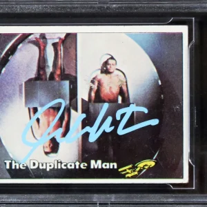 William Shatner Star Trek Signed 1976 Topps Star Trek #34 Card Auto 10! BAS Slab