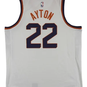 Suns DeAndre Ayton White Nike Swingman Size 52 Jersey Un-signed
