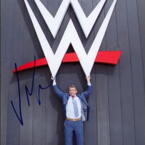 Vince McMahon Authentic Signed 8.5x11 Vertical Photo Autographed JSA #XX52878