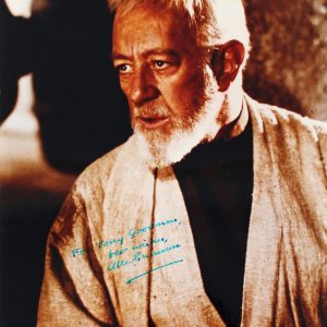 Alec Guinness Star Wars "Best Wishes" Authentic Signed 8x10 Photo BAS #AD04272