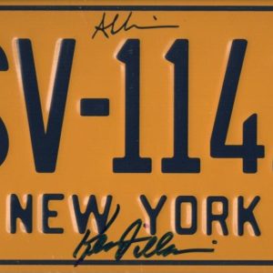 Entourage Cast Signed License Plate Grenier Connolly Dillon Ferrara JSA Witness