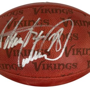 Adrian Peterson Signed Duke Showcase NFL Football Viking Autograph Beckett