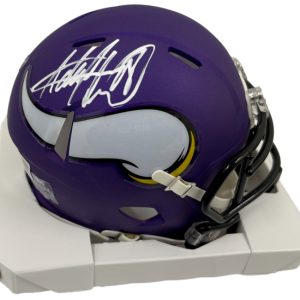 Adrian Peterson Signed Minnesota Vikings Mini Speed Helmet Autograph Beckett