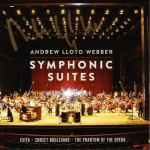 ANDREW LLOYD WEBBER Signed SYMPHONIC SUITES CD Insert Booklet