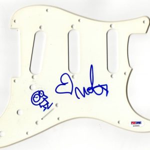 Moby Signed Pickguard Stratocaster Guitar Sketch Artwork Autograph PSA