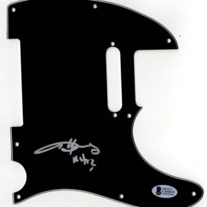 Angus Young AC/DC Signed Telecaster Pickguard Guitar Autograph Beckett