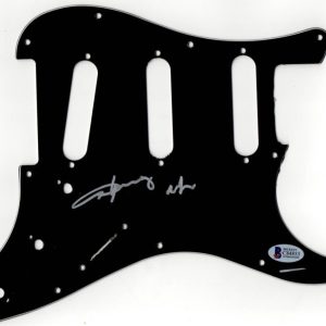 Angus Young AC/DC Signed Stratocaster Pickguard Guitar Autograph Beckett