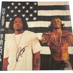 OutKast Signed Stankonia Album LP Vinyl Andre 3000 Big Boi Autograph Beckett