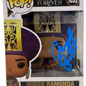 Angela Bassett Signed Queen Ramonda Funko Black Panther Autograph Beckett