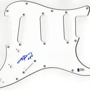 Angus Young AC/DC Signed Stratocaster Pickguard Guitar Autograph Beckett