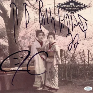 Smashing Pumpkins Signed Live At Kawaski 2x LP Vinyl Record Album Billy Corgan