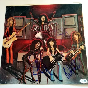 Aerosmith Autographed Signed Record Album LP ACOA