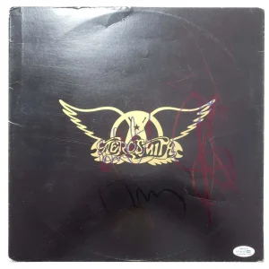 Aerosmith Autographed X4 Signed Album Record LP ACOA