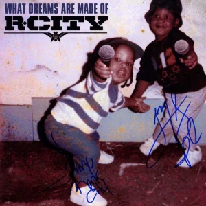 R. City Autographed X2 What Dreams Are Made Of Album Flat