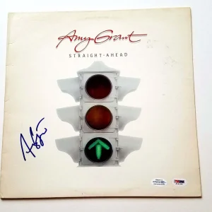 Amy Grant Autographed Signed Straight Ahead Album ACOA PSA