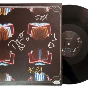 Arcade Fire Autographed Signed Neon Bible Record Album LP ACOA