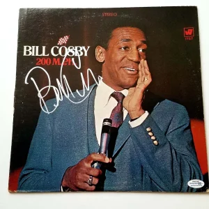 Bill Cosby Autographed Signed 200 M.P.H. Album ACOA