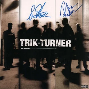 Trik Turner Autographed Signed x2 Album Lp Flat