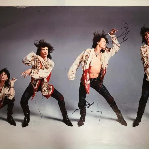 Aerosmith Steven Tyler Autographed Signed 4 Image 24x36 Canvas Photo Print