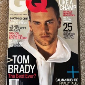 Tom Brady GQ Magazine No Label Newsstand New England Patriots