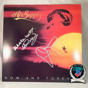 Air Supply Russell Hitchcock and Graham Russell Signed Vinyl LP Album Beckett...