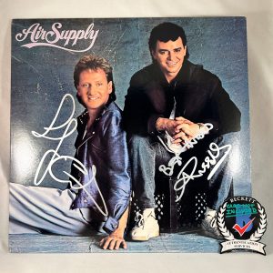 Air Supply Russell Hitchcock and Graham Russell Signed Vinyl LP Album Beckett...
